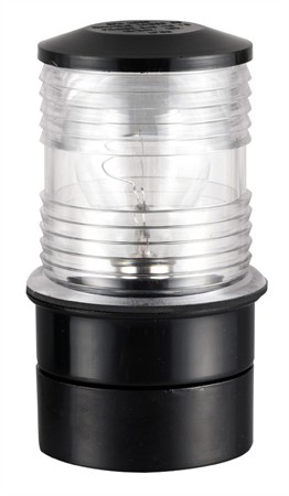 Lanterna runtomlysande plast svart